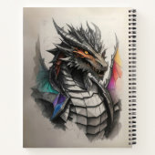 Draconic Chronicles: Een Dragon Sketch-reis Notitieboek (Achterkant)
