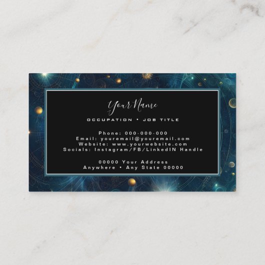 Draconis Mirage Visitekaartje (Achterkant)