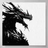DRACONISCH | Mat papier afdrukken Poster (Voorkant)