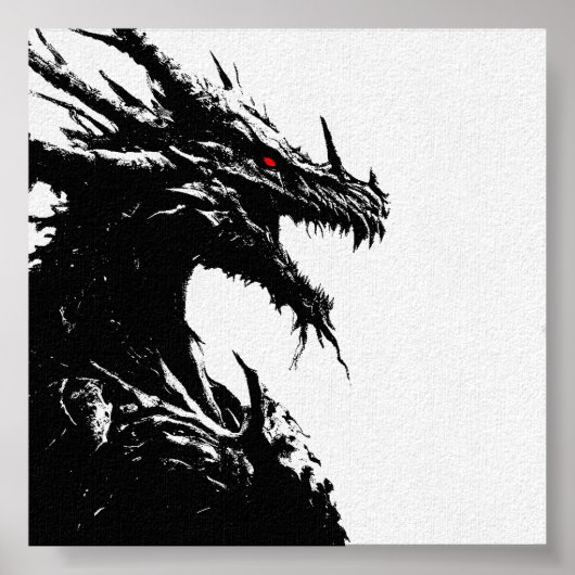 DRACONISCH | Mat papier afdrukken Poster (Voorkant)