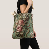 Drac's Finery - Barokke Dragon Gothic Tote Bag (Dichtbij)