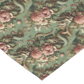 Drac's Finery - Gothic Dragon Bloemen Korte Tafelloper (Hoek)