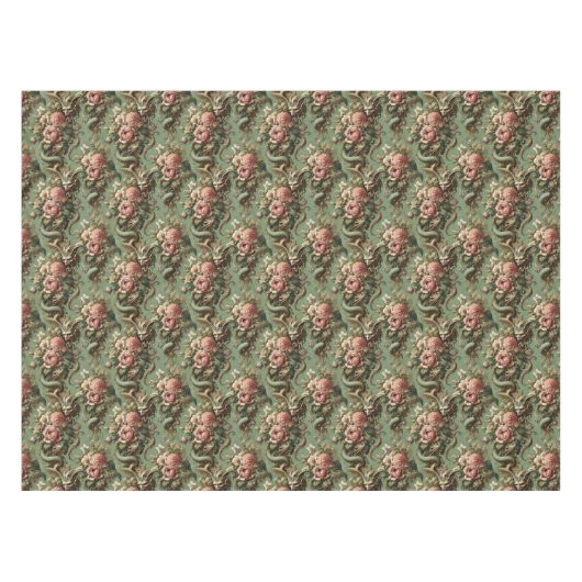 Drac's Finery - Gothic Medium Print Tafelkleed (Voorkant (Horizontaal))