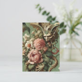 Drac's Finery - Gotisch Victoriaans Feestdagenkaart (Staand voorkant)