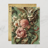 Drac's Finery - Gotisch Victoriaans Feestdagenkaart (Voorkant / Achterkant)