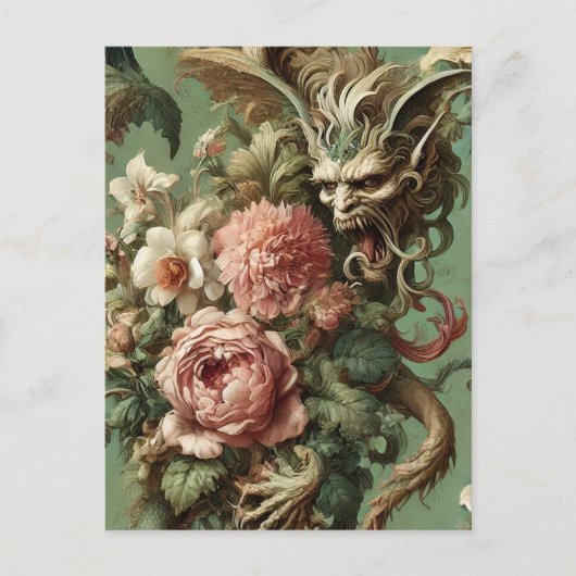 Drac's Finery - Gotisch Victoriaans Feestdagenkaart (Voorkant)