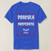 Dracula 2024 Vampieren voor President T-shirt (Design voorkant)