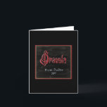 Dracula Blank Kaart<br><div class="desc">Ben je een boekenliefhebber? Ik ook! Elk ontwerp is handgeschilderd als onderdeel van kunsttherapie voor PTSS. Als gevolg hiervan zijn de lijnen niet perfect, maar de liefde en inspanning is duidelijk. Show je liefde voor je favoriete klassieker of literair werk met een kunstprint, of stuur een kaartje naar een boekenliefhebber....</div>