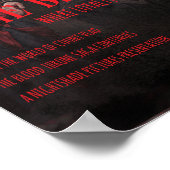 Dracula Bloed Hof Gothische Horror Poster (Hoek)