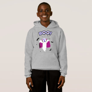 Dracula Boo Light Steel Kinder Hoodie