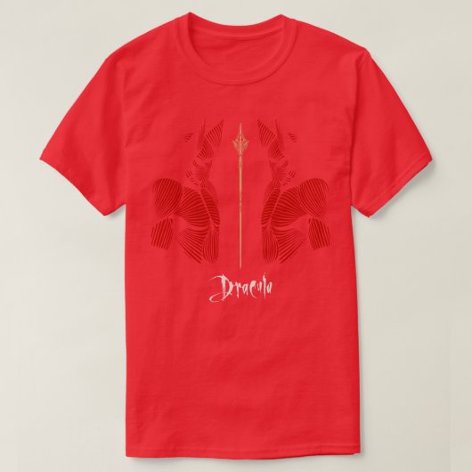 Dracula Bram Stoker Vlad kleur T-shirt (Design voorkant)