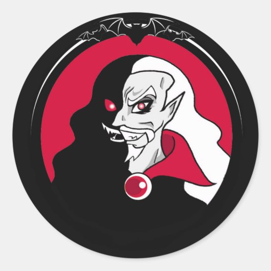 Dracula BRW Sticker (Voorkant)
