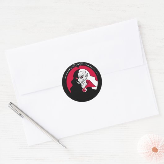 Dracula BRW Sticker (Envelop)