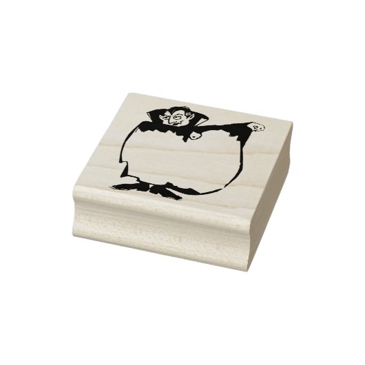 Dracula cape blanco silhouette kunstzegel rubberstempel (Stempel)