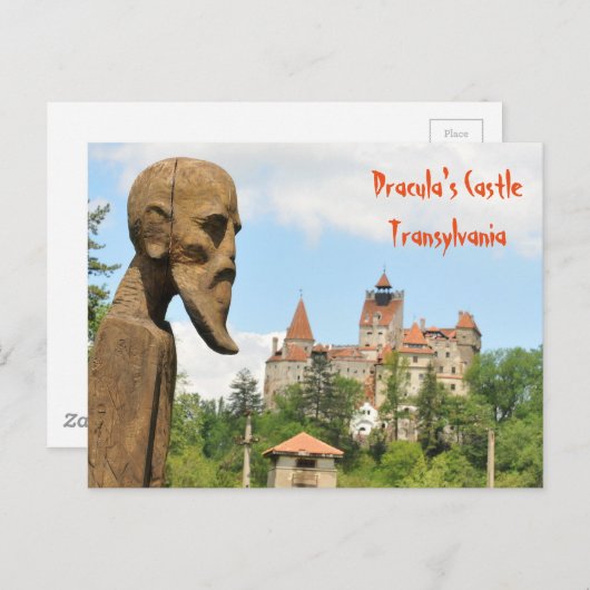 Dracula Castle in Bran, Brasov, Transsylvanië Briefkaart (Voorkant / Achterkant)