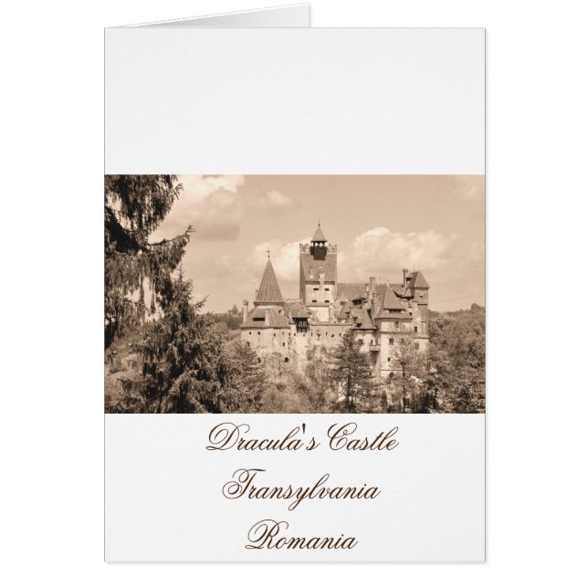 Dracula Castle in Transsylvanië, Roemenië (Voorkant)