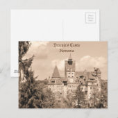 Dracula Castle in Transsylvanië, Roemenië Briefkaart (Voorkant / Achterkant)