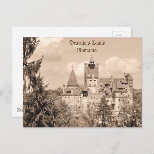 Dracula Castle in Transsylvanië, Roemenië Briefkaart (Voorkant / Achterkant)