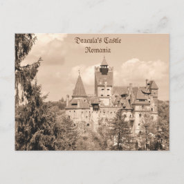 Dracula Castle in Transsylvanië, Roemenië Briefkaart