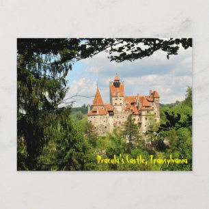 Dracula Castle in Transsylvanië, Roemenië Briefkaart