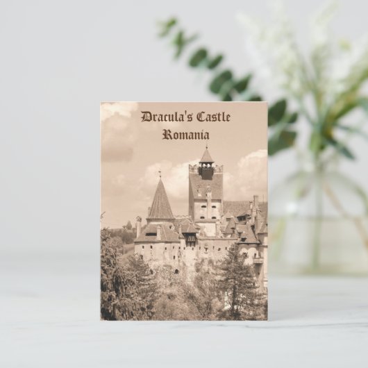 Dracula Castle in Transsylvanië, Roemenië Briefkaart (Staand voorkant)