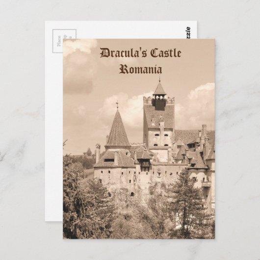 Dracula Castle in Transsylvanië, Roemenië Briefkaart (Voorkant / Achterkant)
