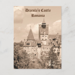 Dracula Castle in Transsylvanië, Roemenië Briefkaart