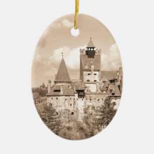 Dracula Castle in Transsylvanië, Roemenië Keramisch Ornament