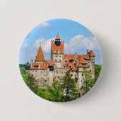 Dracula Castle in Transsylvanië, Roemenië Ronde Button 5,7 Cm (Voorkant)