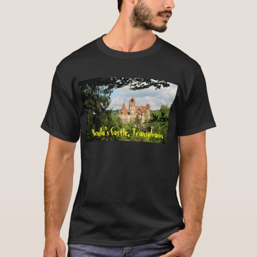 Dracula Castle in Transsylvanië, Roemenië T-shirt (Voorkant)