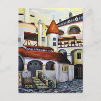 Dracula Castle - Interior Courtyard Briefkaart