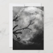 Dracula Cocktail Halloween Party Uitnodiging (Achterkant)