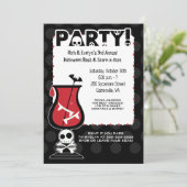 Dracula Cocktail Skulls Volwassen Halloween Party Kaart (Staand voorkant)
