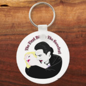 Dracula, De Eerste Beet Is De Smoel Sleutelhanger (Voorkant)