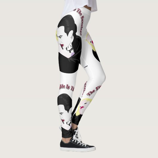 Dracula, de eerste biet is de liefste. leggings (Rechts)