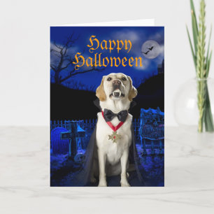 Dracula Dog Halloween wenskaart Kaart