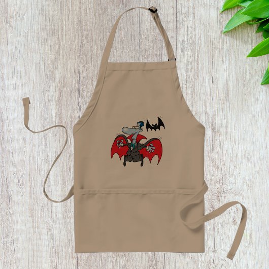 Dracula en een bat Apron Standaard Schort