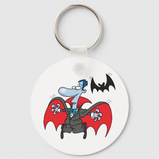 Dracula en een bat-Sleutelhanger Sleutelhanger (Voorkant)
