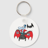 Dracula en een bat-Sleutelhanger Sleutelhanger (Achterkant)