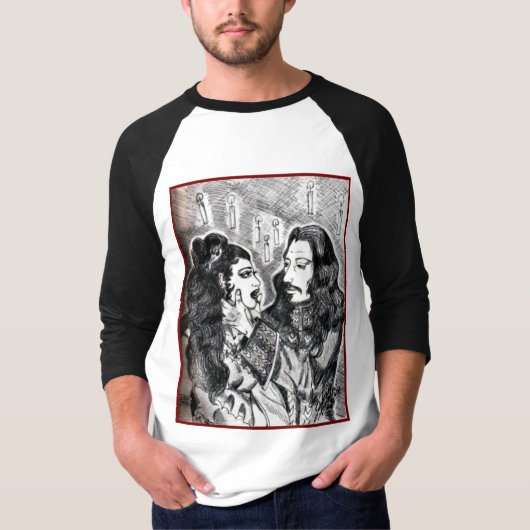 Dracula en Myna T-shirt (Voorkant)