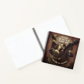 Dracula en Victoriaans vrouw Halloween Gastenboek Notitieboek (Binnen)