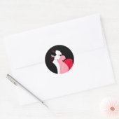 Dracula en zijn slachtoffers Sticker (Envelop)