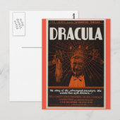 Dracula -  film briefkaart (Voorkant / Achterkant)