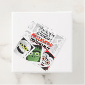 Dracula Frankenstein Mummy Halloween Monster Bedankjes Labels