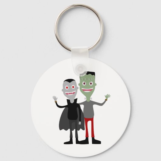 Dracula & Frankenstein Sleutelhanger (Voorkant)