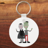 Dracula & Frankenstein Sleutelhanger (Voorkant)