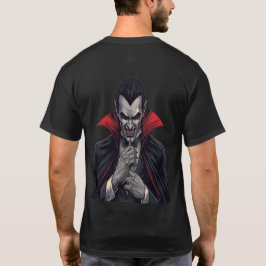 Dracula Gothic Horror Halloween T-shirt