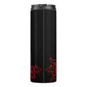 Dracula Gothic Horror Halloween Thermosbeker (Achterkant)