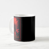 Dracula Gothic Horror Vampire Art - Halloween Vamp Koffiemok (Voorkant links)