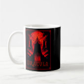 Dracula Gothic Horror Vampire Art - Halloween Vamp Koffiemok (Links)
